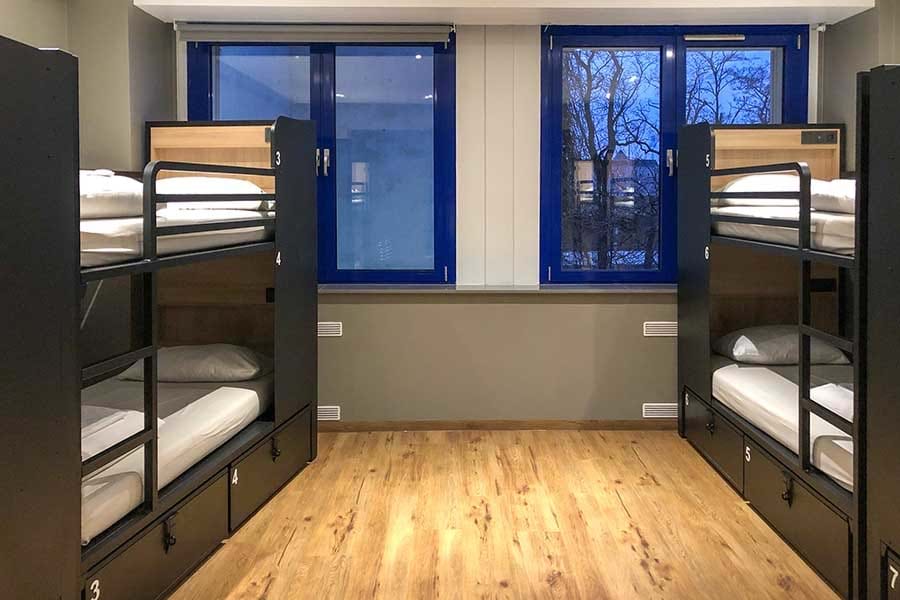 Private 14-bed Room – Shared Bathrooms